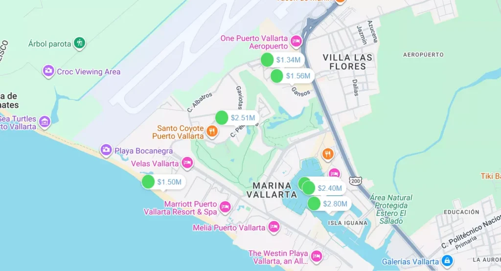 Marina Vallarta Map