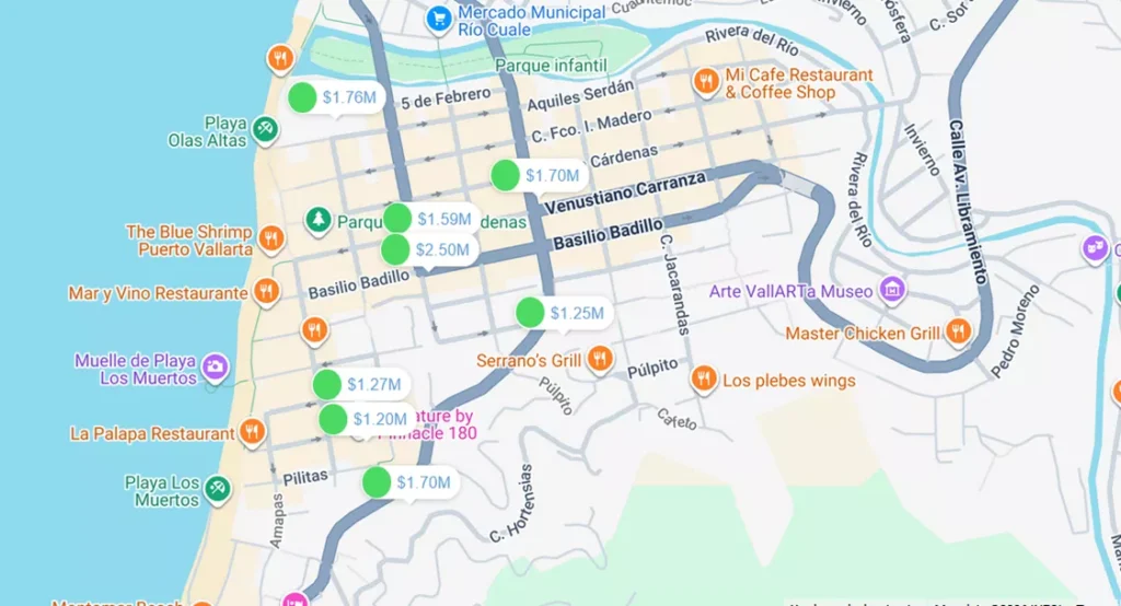 Zona Romantica Map